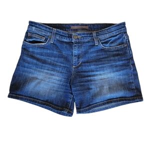 Joe's Jeans Blue Denim Lightly Distressed Jean Shorts Size‎ 28